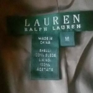 Lauren by Ralph Lauren 100% suede Jacket